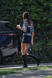 Kaia Gerber - Channels Preppy Polo Chic in L.A.