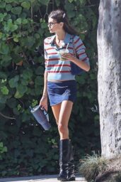 Kaia Gerber - Channels Preppy Polo Chic in L A