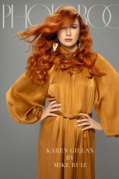 Karen Gillan’s Sleek Photobook Cover Shoot