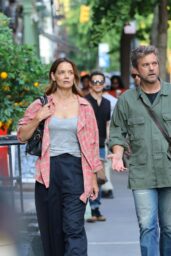 Katie Holmes' On-Set ‘Happy Hours’ Plaid