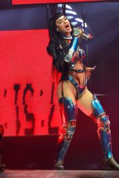 Katy Perry Unveils Cyber Armor in Nashville