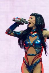 Katy Perry Unveils Cyber Armor in Nashville