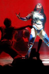 Katy Perry Unveils Cyber Armor in Nashville