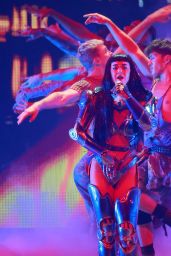 Katy Perry Unveils Cyber Armor in Nashville