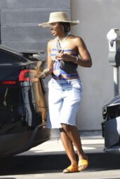 Kelly Rowland's Urban-Safari Look in LA