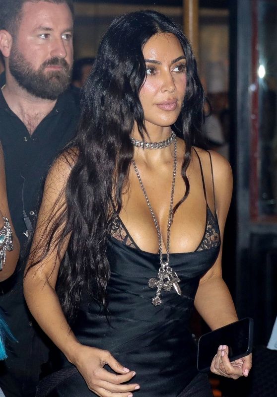 Kim Kardashian and North West Unveil Gothic Glam in Rome