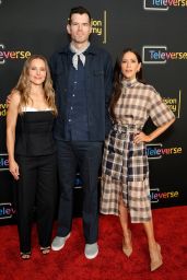 Kristen Bell Attends Televerse Festival in Sharp Black