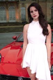 Lana Del Rey Unveils Velvet Whiplash at Paris Jaguar Launch 2012