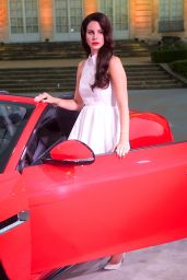 Lana Del Rey Unveils Velvet Whiplash at Paris Jaguar Launch 2012