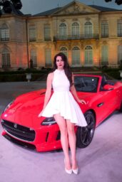 Lana Del Rey Unveils Velvet Whiplash at Paris Jaguar Launch 2012