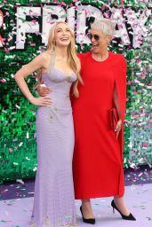 Lindsay Lohan Debuts Lavender Whiplash at Freakier Friday UK Premiere – July 2025