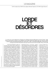 Lorde’s Velvet Rebellion: A Monochrome Masterclass for Le Monde