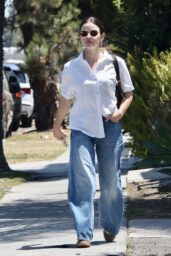 Lucy Hale's Effortless Lunch Uniform in Los Feliz