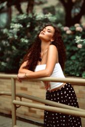 Madison Pettis Twirls Through Paris in Polka-Dot Whimsy (2025)