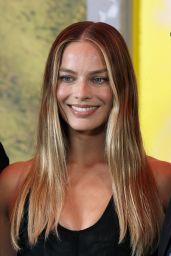 Margot Robbie Unveils Sheer Stella McCartney at LA Photocall