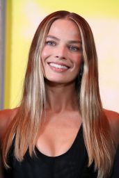 Margot Robbie Unveils Sheer Stella McCartney at LA Photocall