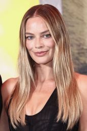 Margot Robbie Unveils Sheer Stella McCartney at LA Photocall