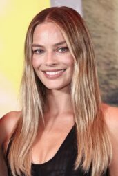 Margot Robbie Unveils Sheer Stella McCartney at LA Photocall