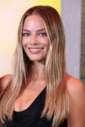 Margot Robbie Unveils Sheer Stella McCartney at LA Photocall