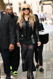 Mariah Carey Unveils All-Black, Moody Look in London