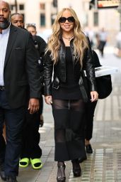 Mariah Carey Unveils All-Black, Moody Look in London
