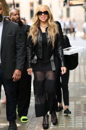Mariah Carey Unveils All-Black, Moody Look in London