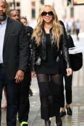 Mariah Carey Unveils All-Black, Moody Look in London