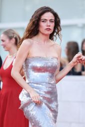 Molly Gordon Attends Frankenstein Red Carpet at Venice Film Festival 2025