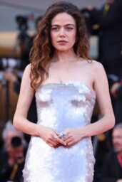 Molly Gordon Attends Frankenstein Red Carpet at Venice Film Festival 2025