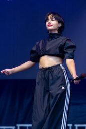 Naomi Scott Debuts Kinetic Adidas Chic at Lollapalooza 2025