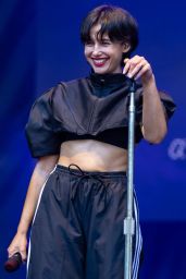 Naomi Scott Debuts Kinetic Adidas Chic at Lollapalooza 2025
