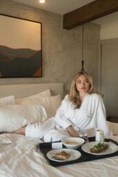 Natalie Alyn Lind Debuts Intimate, At-Home Glamour