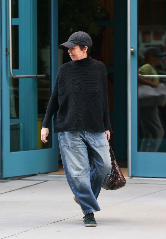 Olivia Colman NYC Casual Cool