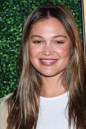 Olivia Holt Attends “Nuked” Premiere in Denim Noir Layers