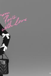 Paris Hilton Unveils Monochrome Edge in Karl Lagerfeld FW25