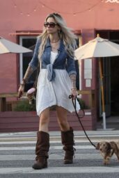 Paris Jackson Picks Up Her Pup in LA’s Boho Layers