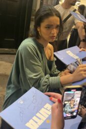 Rachel Zegler’s Cozy Post-Show London Style