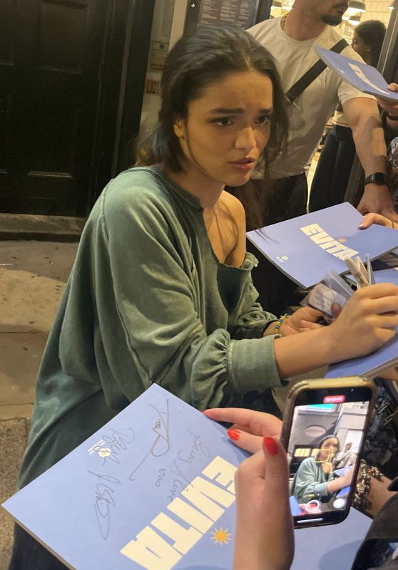 Rachel Zegler’s Cozy Post-Show London Style