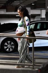 Rihanna Debuts Graphic Bumpwear After L.A. Appointment