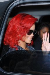Rihanna Unveils Effortless Chic Leaving Trump Soho NYC – Sept 2010