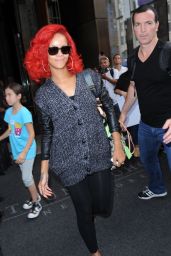 Rihanna Unveils Effortless Chic Leaving Trump Soho NYC – Sept 2010