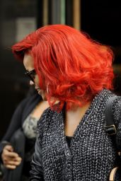 Rihanna Unveils Effortless Chic Leaving Trump Soho NYC – Sept 2010