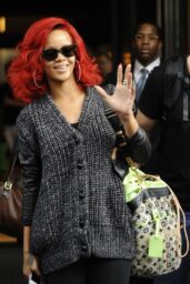 Rihanna Unveils Effortless Chic Leaving Trump Soho NYC – Sept 2010
