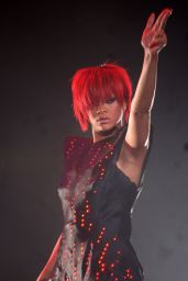 Rihanna Unveils Futuristic Flair in Camden – August 2010
