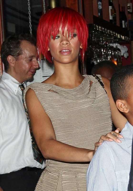 Rihanna Unveils Grecian Chic for NYC Dinner