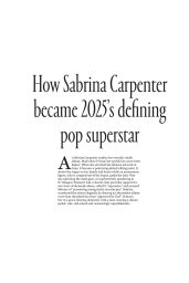 Sabrina Carpenter’s Pop-Goddess Glamour for 2025