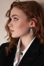 Sadie Sink Unveils Bvlgari Jewels at Venice
