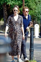 Saoirse Ronan Unveils Leopard Leisure in London – August 2025