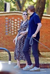 Saoirse Ronan Unveils Leopard Leisure in London – August 2025
