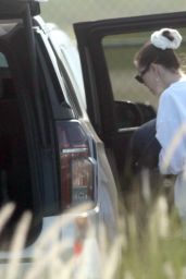 Selena Gomez spotted arriving private airport, Los Cabos - August 2025